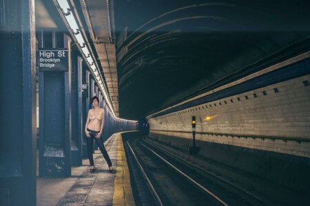 Steffi-subway-NY